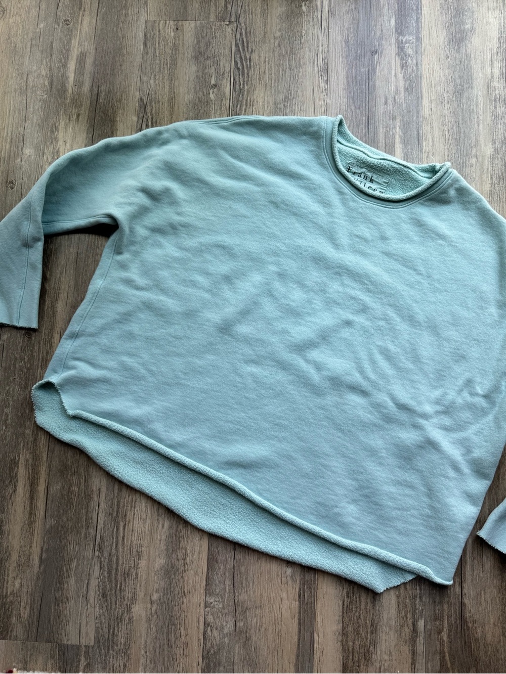 Turquoise Frank & Eileen Cotton Terry Sweatshirt